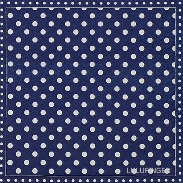[Ambiente] 13312525 Stripes Dots Blue 2A-01-309