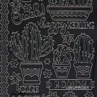 [JEJE] 제제 414213 Succulents&Cactus B/B 유럽 다꾸 스티커 1VX-01-212