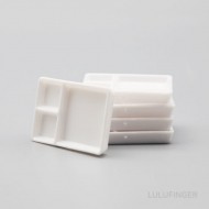미니어쳐 흰색 접시14 4.1x3x0.6cm (5개입) 1AX-02-170