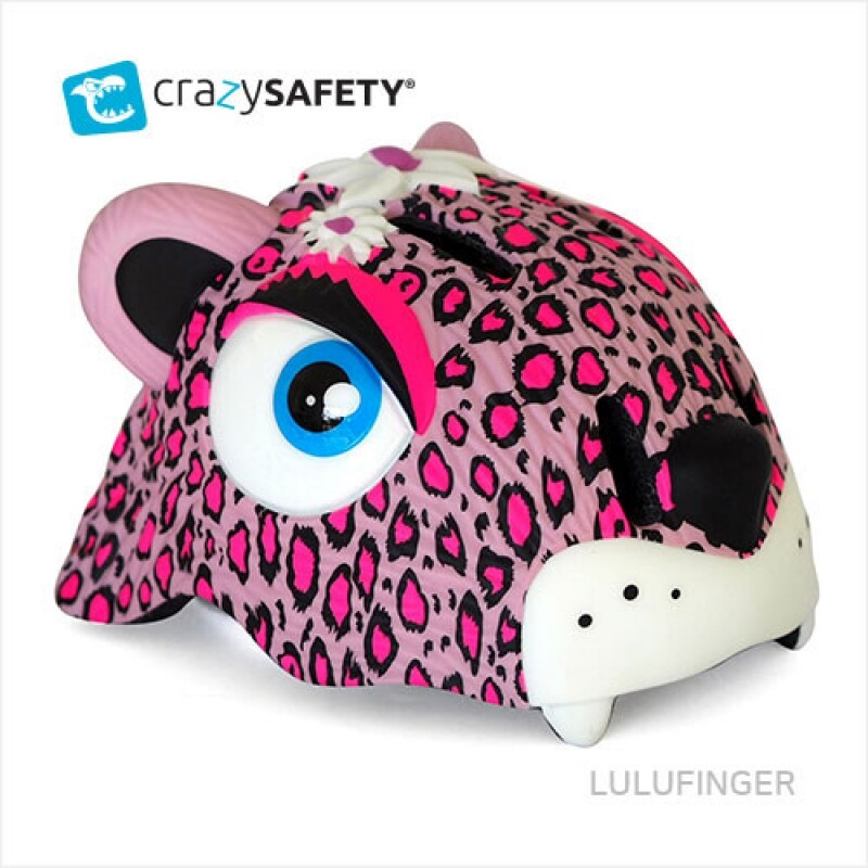 [크레이지 세이프티] 유아동 헬멧 표범(Leopard)-핑크 2K-01-207