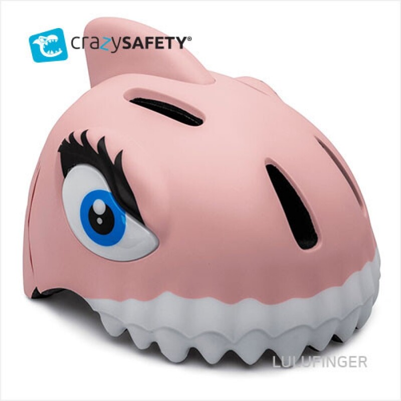 [크레이지 세이프티] 유아동 헬멧 상어(Shark)-핑크 2K-01-205