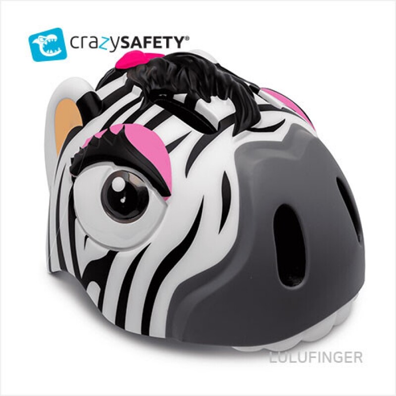 [크레이지 세이프티] 유아동 헬멧 얼룩말(Zebra) 2K-01-203