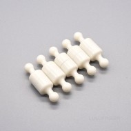 알록달록 자석 걸이 흰색 1.2x3.8cm (10개입) 2QX-01-201