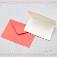 카드&봉투 빨강 16x11.5cm (5개입)
