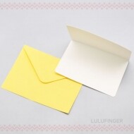 카드&봉투 노랑 16x11.5cm  (5개입)