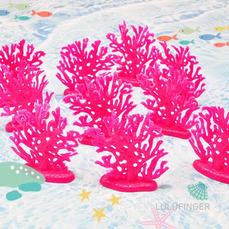 미니 산호 분홍 4x5cm (10개입) 2H-01-302